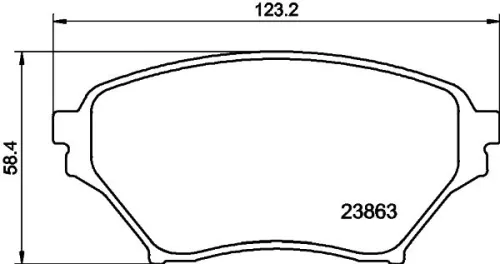 MINTEX MINTEX MDB2248 1x MINTEX MDB2248 Brake Pad Set 