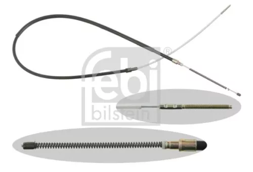FEBI BILSTEIN FEBI BILSTEIN 14200 Febi Rear Left Or Right Handbrake Cable For Vw Golf Jetta 