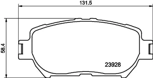 MINTEX MINTEX MDB2263 1x MINTEX MDB2263 Brake Pad Set 