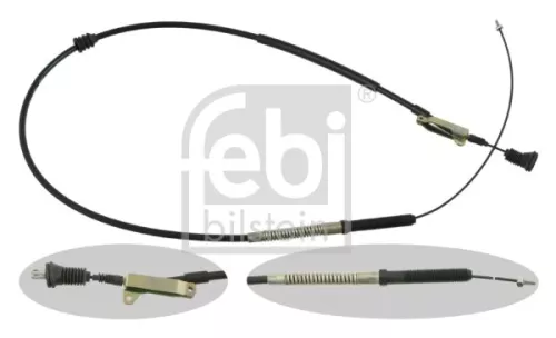 Febi Rear Left Or Right Handbrake Cable For Volvo 740 760 94