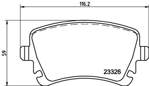 MINTEX MINTEX (MDB2638) 1x  MINTEX Brake Pad Set 