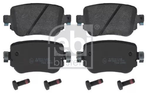 FEBI BILSTEIN FEBI BILSTEIN 16912 Febi Rear Brake Pad Set For Audi Seat Skoda Vw A1 Alhambra C 