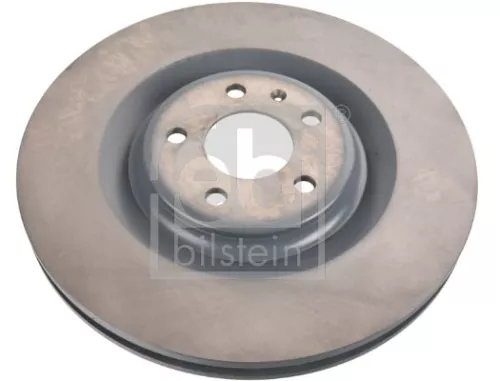 2x Febi Rear Internally Vented Brake Disc For Audi Vw A6 A6 Allroad A7 A8 