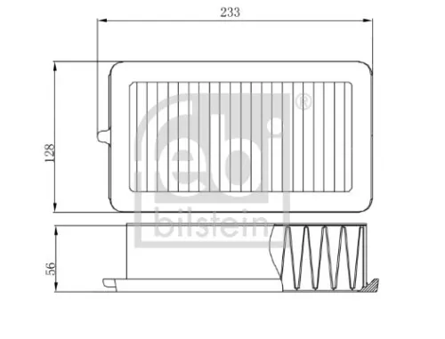FEBI BILSTEIN FEBI BILSTEIN 174597 Febi Bilstein Air Filter For Mitsubishi Nissan Renault Samsung Arkana Asx Captur 