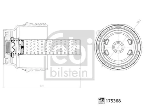 FEBI BILSTEIN FEBI BILSTEIN 175368 Febi Oil Filter Housing Cap For Lexus Toyota Land Cruiser 200 Lx Sequoi 