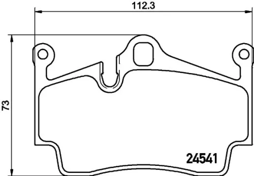 MINTEX MINTEX MDB2889 1x MINTEX MDB2889 Brake Pad Set 