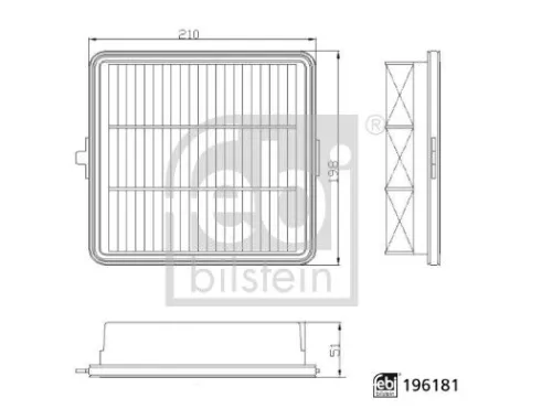 FEBI BILSTEIN FEBI BILSTEIN 196181 Febi Bilstein Air Filter For Hyundai Kona 