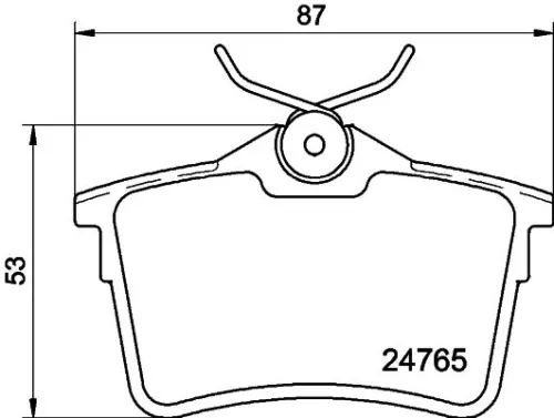 MINTEX MINTEX (MDB2978) 1x  MINTEX Brake Pad Set 