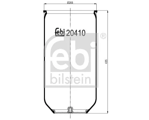 Febi Air Bag Suspension Spring For Man Sl Ii Sr Sü