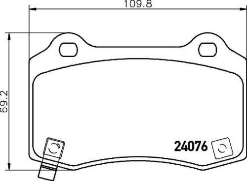 1x MINTEX MDB2997 Brake Pad Set