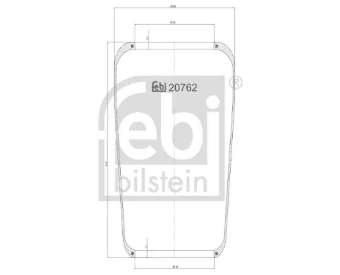 FEBI BILSTEIN FEBI BILSTEIN 20762 Febi Air Bag Suspension Spring 