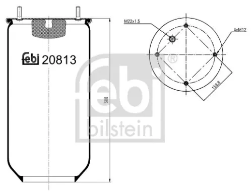 Febi Air Bag Suspension Spring