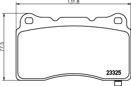 1x  MINTEX Brake Pad Set