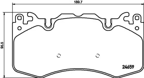 MINTEX MINTEX (MDB3129) 1x  MINTEX Brake Pad Set 
