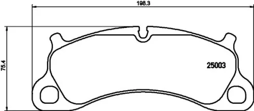 MINTEX MINTEX MDB3243 1x MINTEX MDB3243 Brake Pad Set 