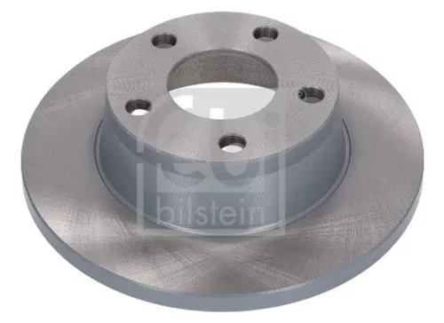 2x Febi Rear Solid Brake Disc For Audi A6 Allroad