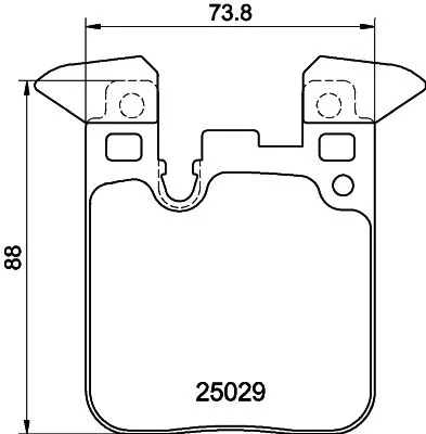 1x  MINTEX Brake Pad Set