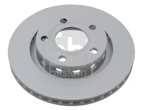 2x Febi Rear Internally Vented Brake Disc For Audi A8