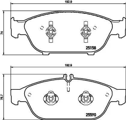 MINTEX MINTEX (MDB3311) 1x  MINTEX Brake Pad Set 