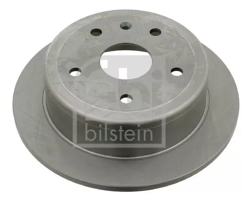 2x Febi Rear Solid Brake Disc For Chevrolet Daewoo Astra Leganza