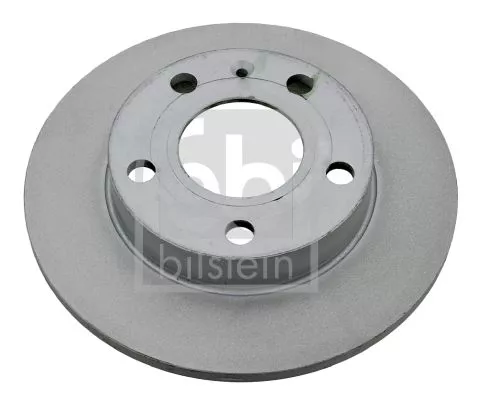 2x Febi Rear Solid Brake Disc For Audi Seat 80 A4 Coupe Exeo