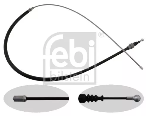 FEBI BILSTEIN FEBI BILSTEIN 24412 Febi Rear Left Or Right HandBrake Cable For Audi Seat Skoda  