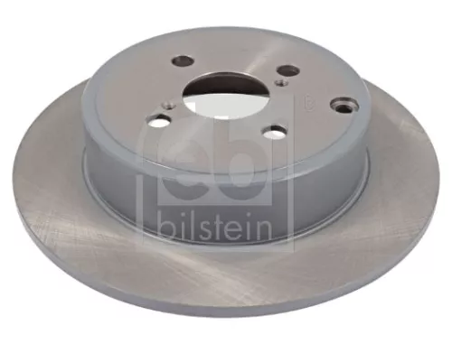 2x Febi Rear Solid Brake Disc For Toyota Corolla