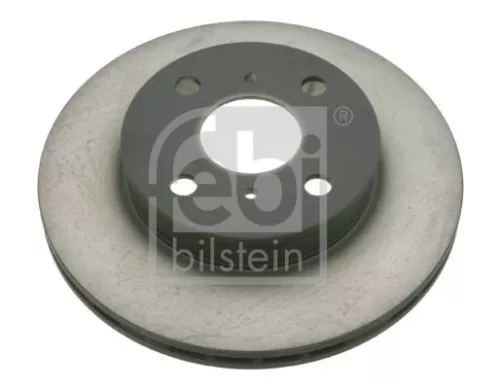 2x Febi Front Internally Vented Brake Disc For Toyota Corolla Cressida Spr
