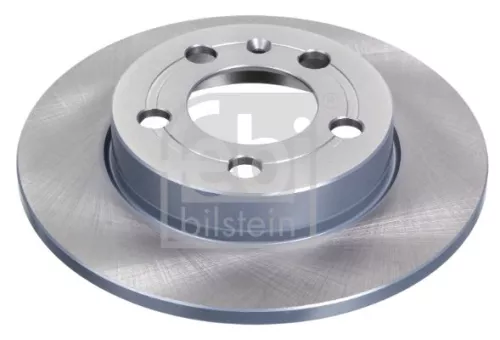 2x Febi Rear Solid Brake Disc For Audi Skoda Vw A3 Bora Golf Octavia Tt