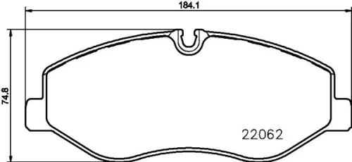 MINTEX MINTEX (MDB3738) 1x  MINTEX Brake Pad Set 