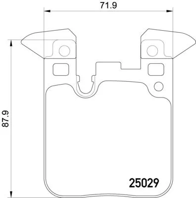 1x  MINTEX Brake Pad Set