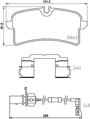 MINTEX MINTEX (MDB3811) 1x  MINTEX Brake Pad Set 