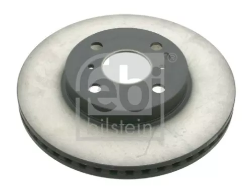 2x Febi Front Internally Vented Brake Disc For Toyota Aqua Corolla Iq Pass