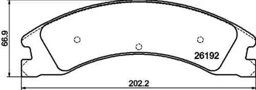 MINTEX MINTEX MDB3901 1x MINTEX MDB3901 Brake Pad Set 