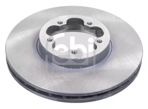 2x Febi Front Internally Vented Brake Disc For Ford Transit Transit Tourne