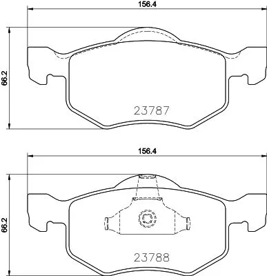MINTEX MINTEX MDB4059 1x MINTEX MDB4059 Brake Pad Set 