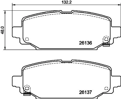 MINTEX MINTEX MDB4142 1x MINTEX MDB4142 Brake Pad Set 