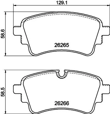 MINTEX MINTEX MDB4280 1x MINTEX MDB4280 Brake Pad Set 