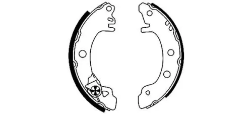 MINTEX MINTEX MFR162 1x Brake Shoe Set 
