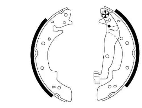 1x Brake Shoe Set