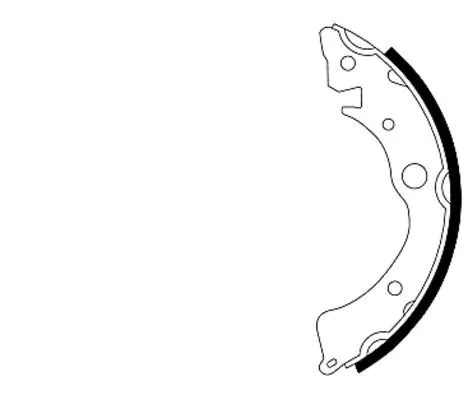 1x Brake Shoe Set