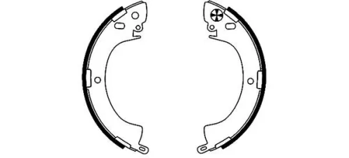 1x Brake Shoe Set