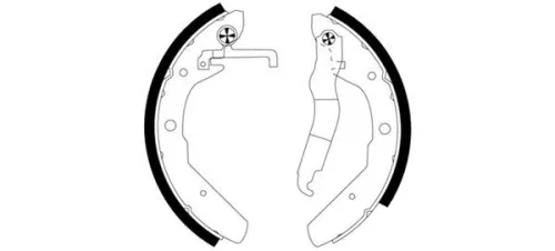 1x Brake Shoe Set
