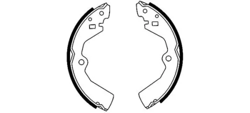MINTEX MINTEX MFR265 1x Brake Shoe Set 