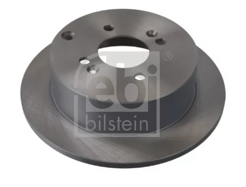 2x Febi Rear Solid Brake Disc For Hyundai Kia Kia (Dyk) Accent Getz I20 Qi