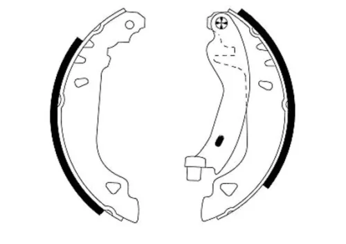 1x Brake Shoe Set