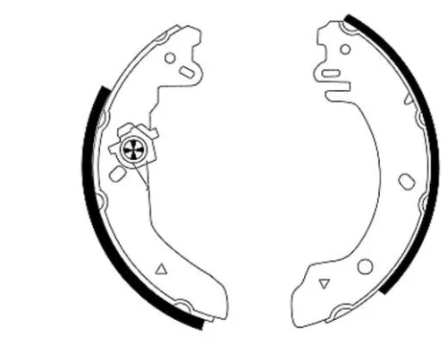 MINTEX MINTEX MFR274 1x Brake Shoe Set 
