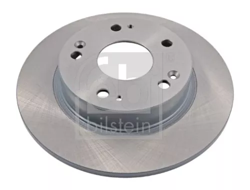 2x Febi Rear Solid Brake Disc For Honda Civic