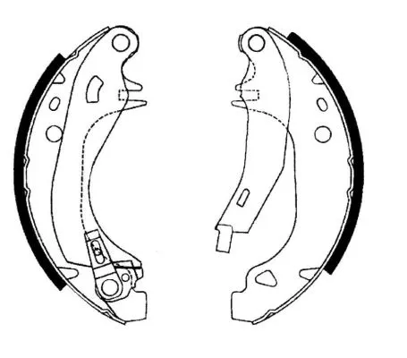 1x Brake Shoe Set