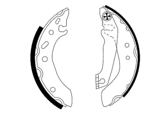 1x Brake Shoe Set